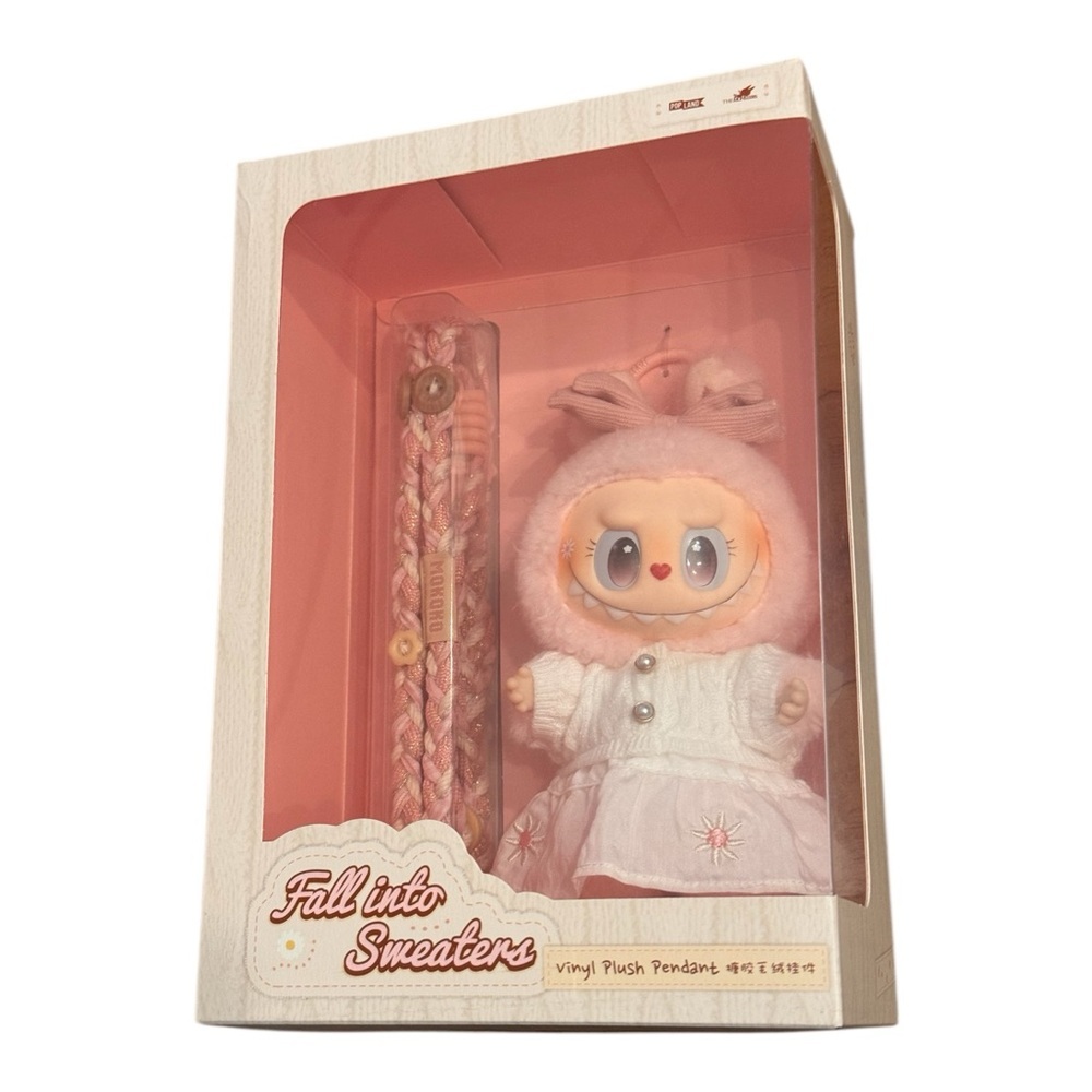 Popmart Fall into Sweaters Labubu NIB - Picture 2 of 6